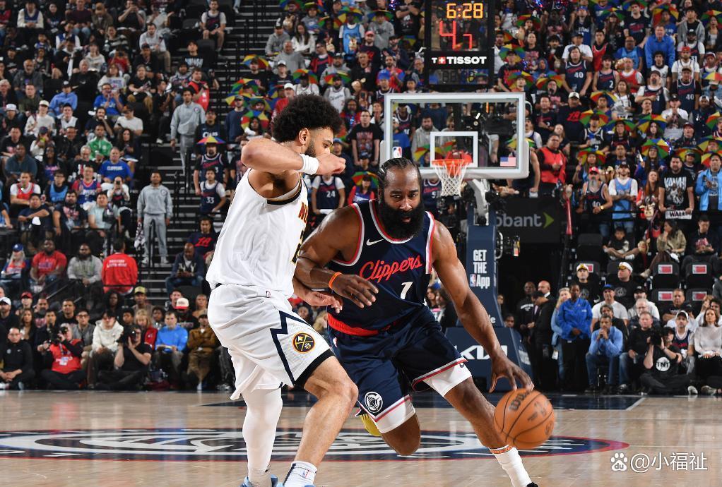 掘金强势热火，哈登一己之力扛起全队